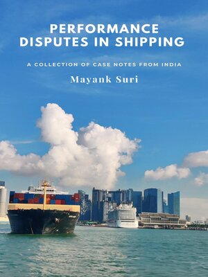 cover image of Performance Disputes in Shipping